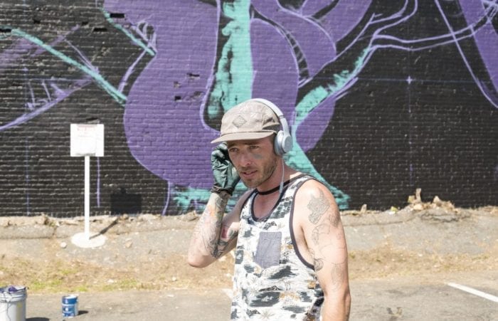 Brand Rockwell is excited to be getting paint on the wall after setbacks earlier in the week.
