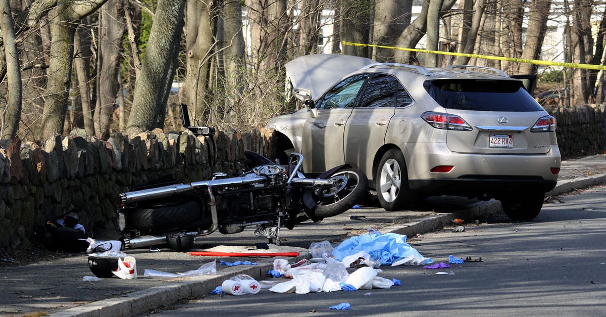Veering SUV hits pair on motorcycle, police say Itemlive Itemlive