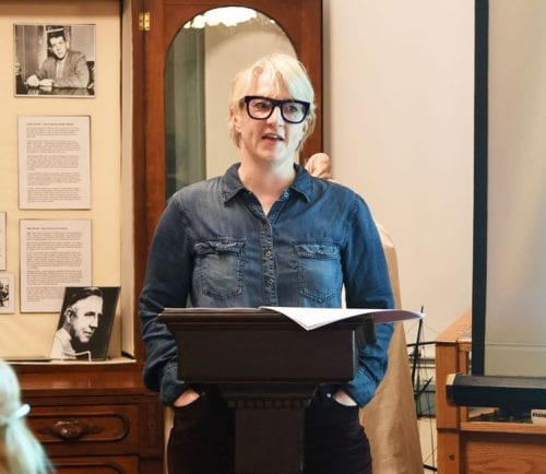 Kyna Hamill, Boston University faculty member and Medford Historical Society and Museum reference volunteer, talks about Medford artist James Pierpont and his connection to "Jingle Bells."