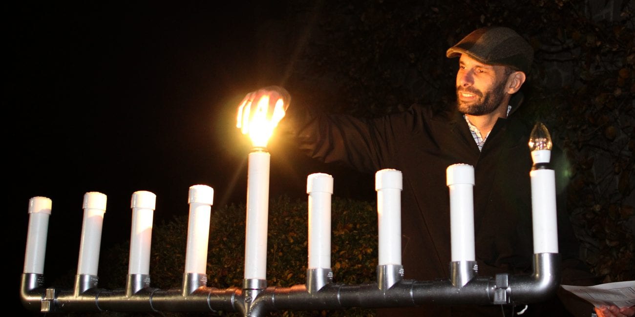 Giant menorah in Swampscott ignites excitement with new traditions