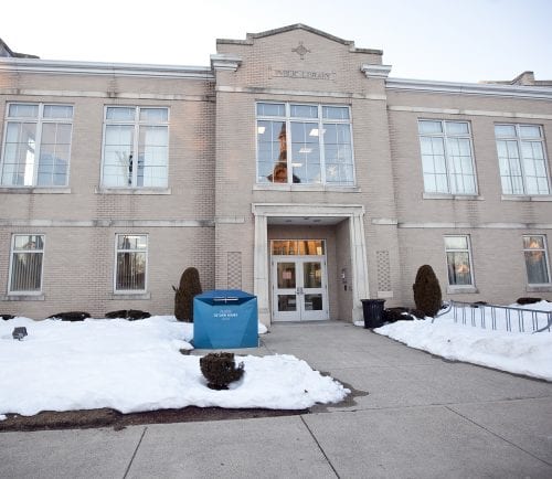 The Saugus Public Library on Thursday, February 14. Item Photo / Angela Owens.