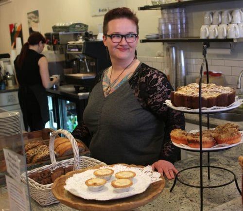 Marblehead, Ma. 4-25-18. Ericka Ayube will be opening the Mugford eatery where Haley's Wines & Market Cafe is now.