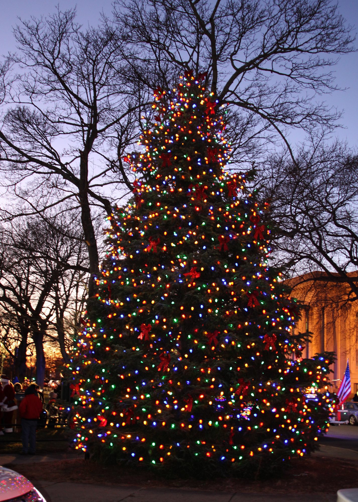 holidays with its annual tree lightning