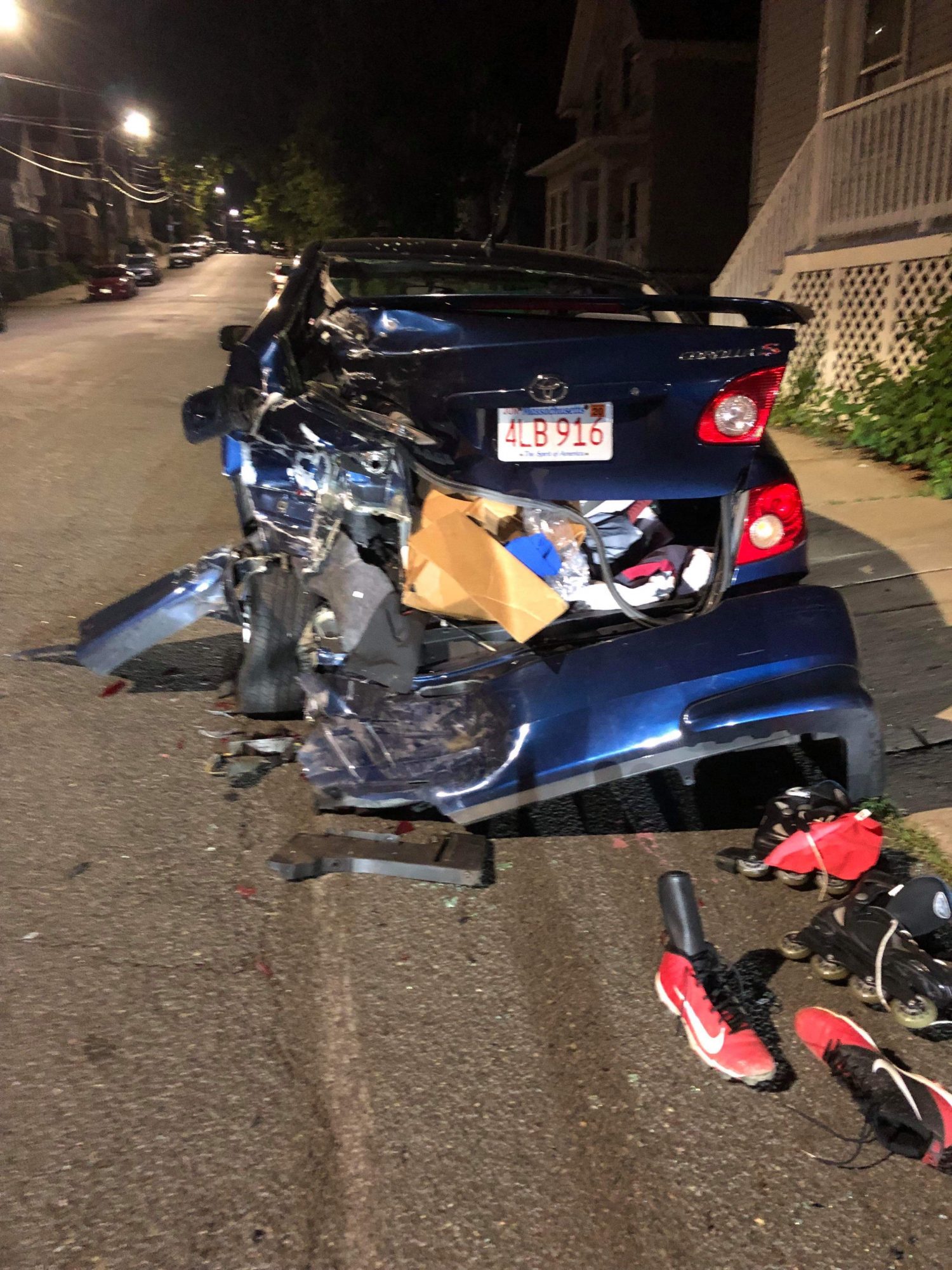 Lynn mother chases down driver who allegedly hit son's car and took off