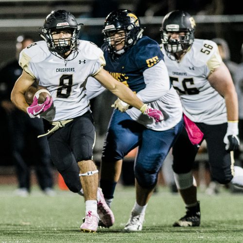 Backfield Duo Helps St Mary S Football Team To Victory Over