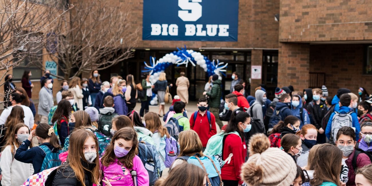 Swampscott Middle School returns for a full day of inperson learning