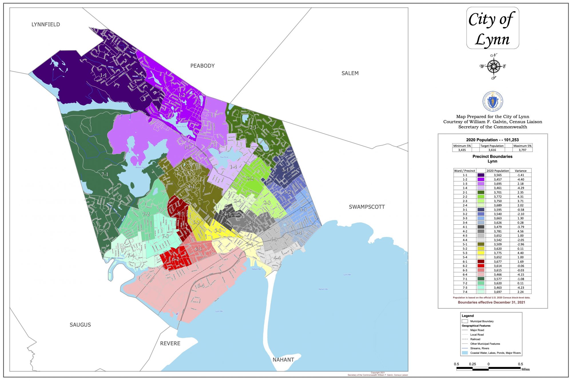 Lynn Ma Ward Map Population Shift Demands New Ward Configuration In Lynn - Itemlive :  Itemlive