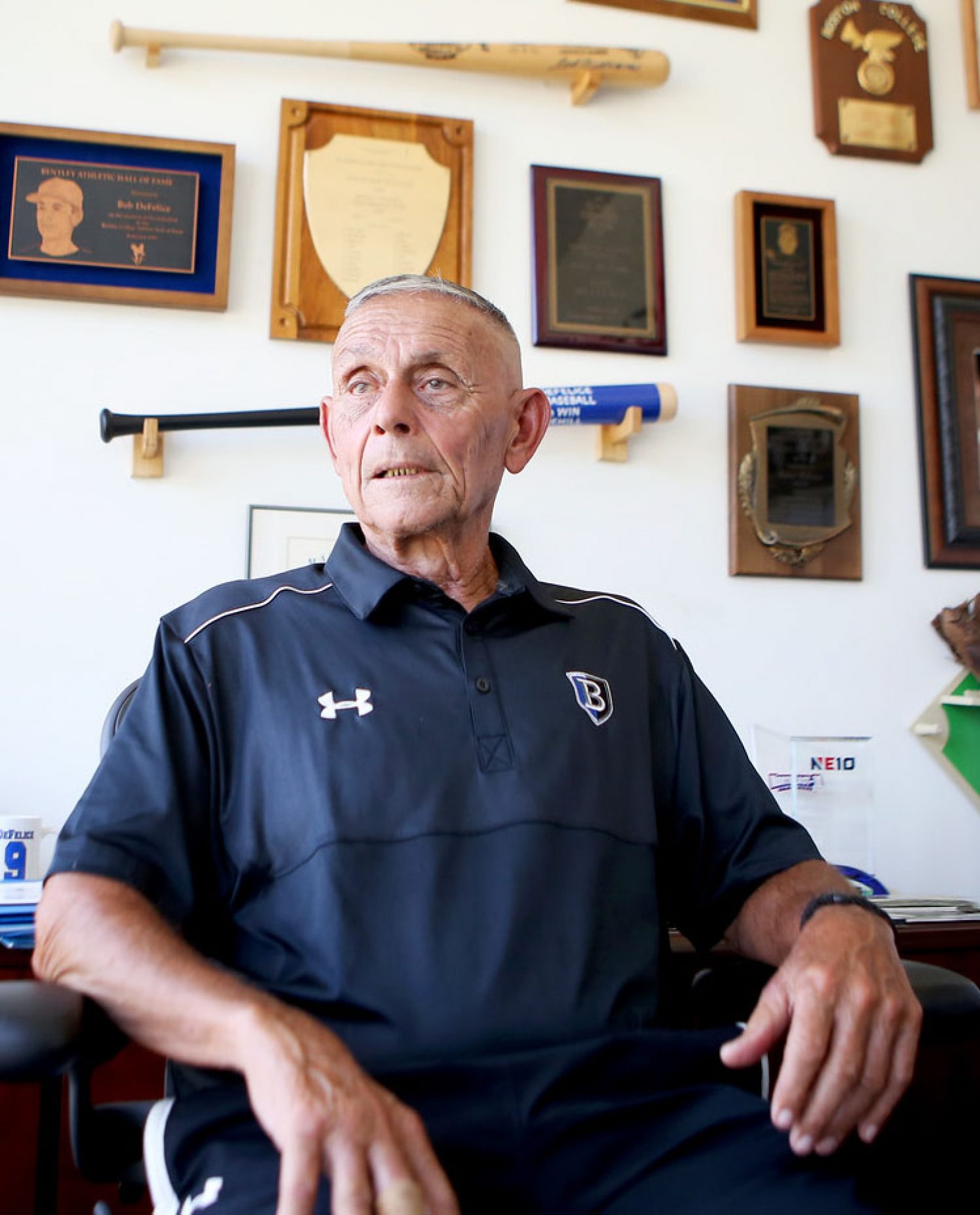 Winthrop's Bob DeFelice coaches final game with Bentley University